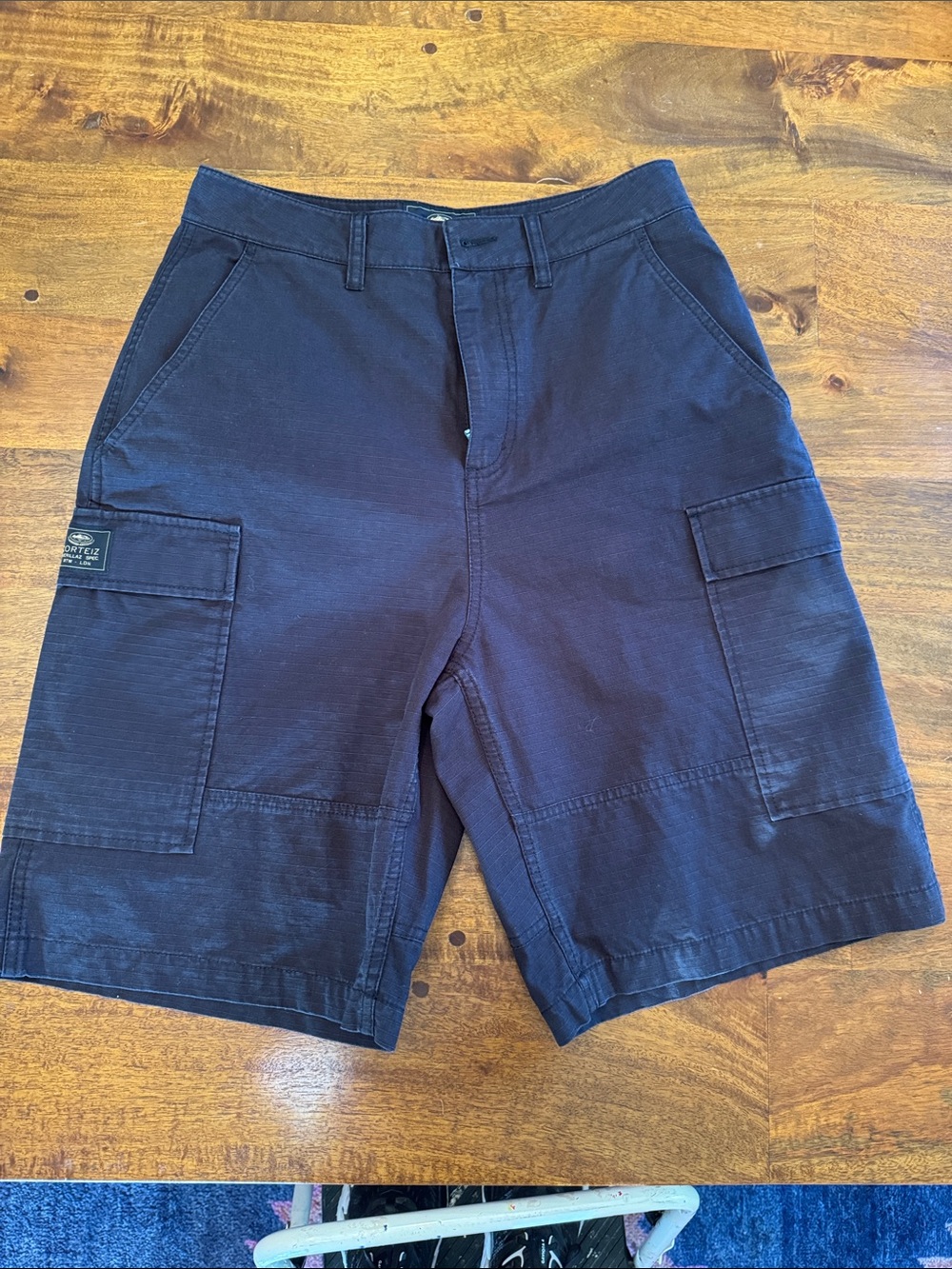 Corteiz Men's Black Cargo Shorts Brand New size 30